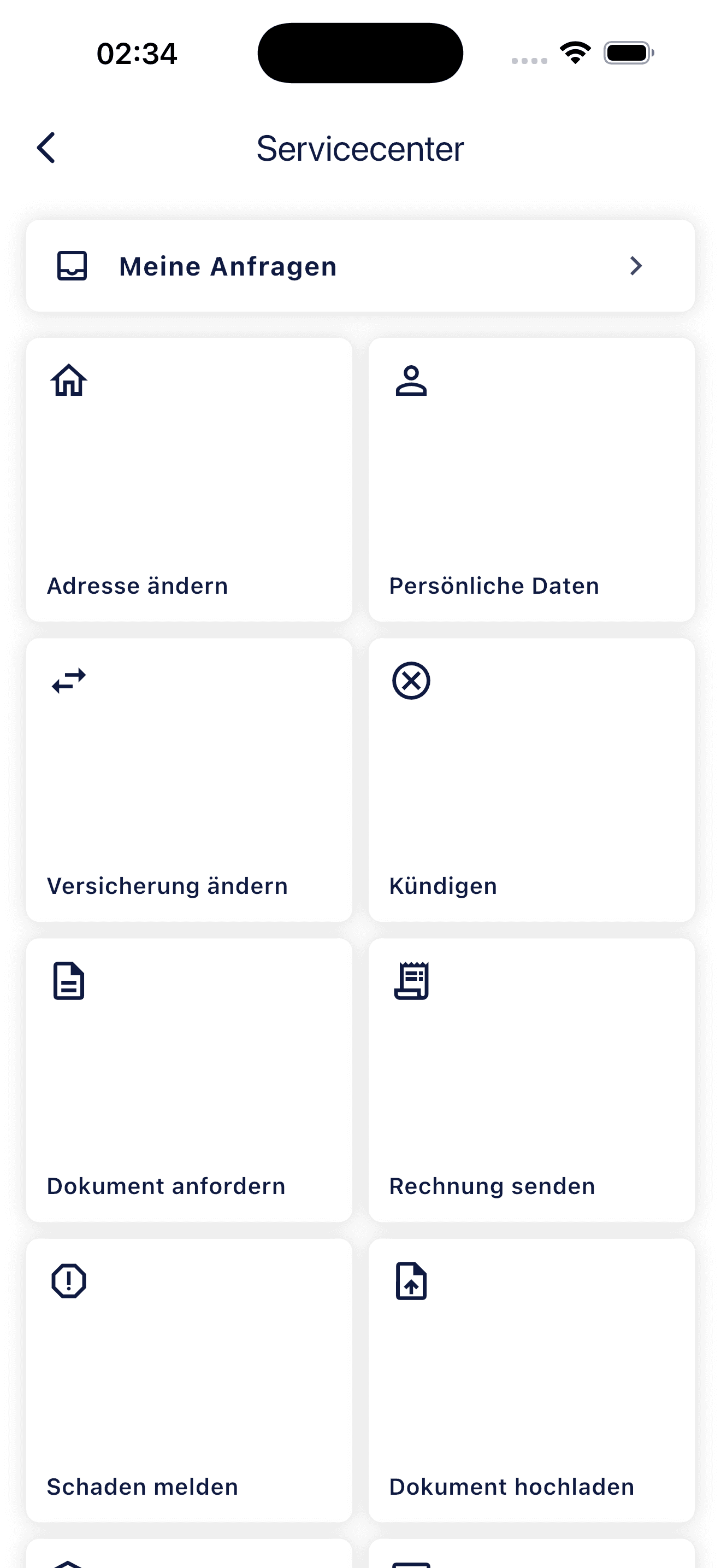 Deine Versicherungen. Alles an einem Ort.